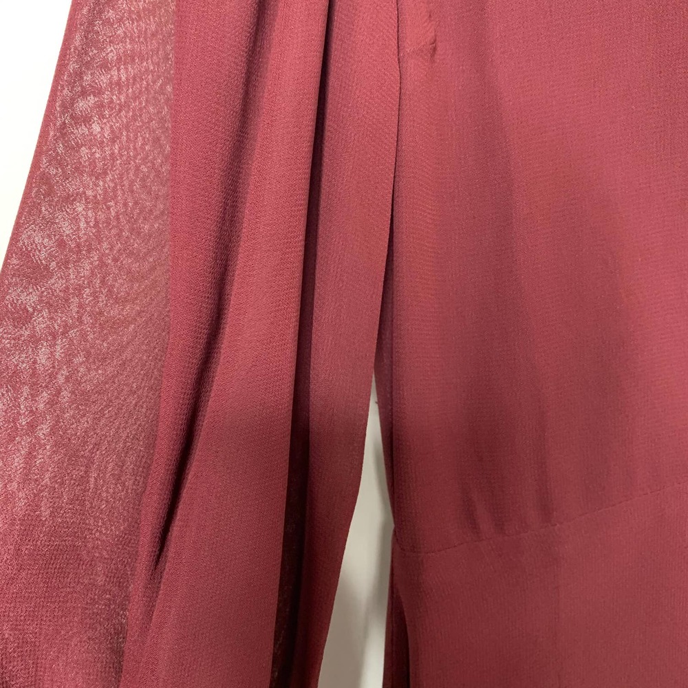Reformation Burgundy Midi Dress - Picture 7 of 16